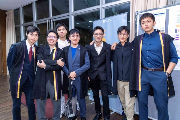 MC student awardees posing for a picture.