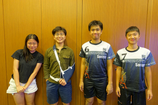 Some of the peer mentors and mentees at a gathering earlier in the year