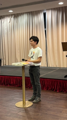 The Master of Ceremonies was Islam Zhandaliyev, a Year 4 Law student.