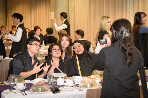 Students posing for a photo.