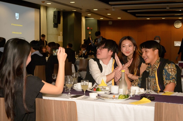 Students posing for a photo.