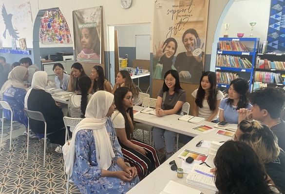 Meeting the beneficiaries of Project SOAR in Marrakech