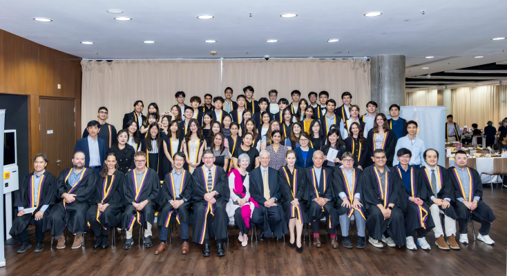 Group photo for the graduating class.