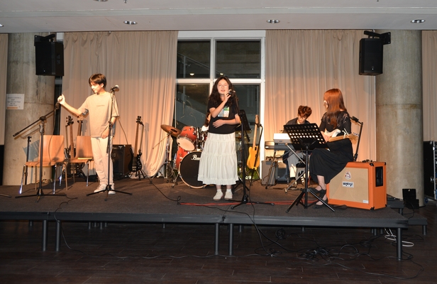 A performance on stage.