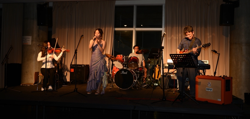 A performance on stage.