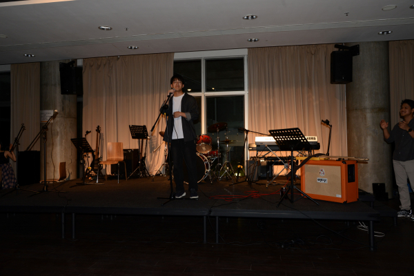 Thanapon Maiseaumsook (Computer Science, Year 2) organizer of Music Night.