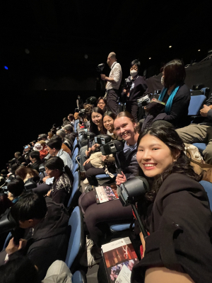 MC students seated before the performance.