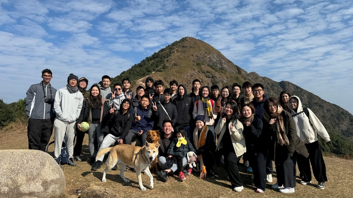A group photo of all the participants at Ngong Ping.