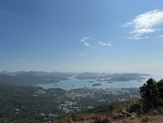 The view from Ngong Ping Viewing Point.