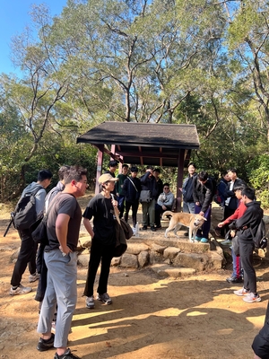 Midway through the hike.