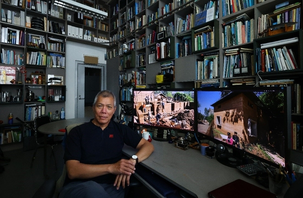 Professor Edward Ng Yan-yung at his office.
