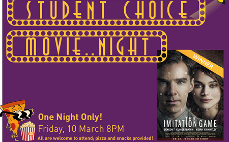 Student Choice Movie Night for Imitation Game