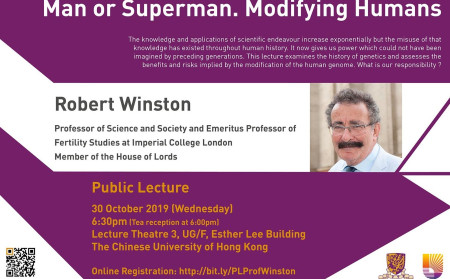Distinguished Visitors Public Lecture: Lord Robert Winston