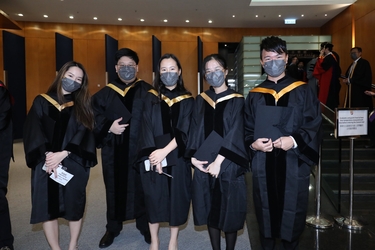 Students after Ceremony