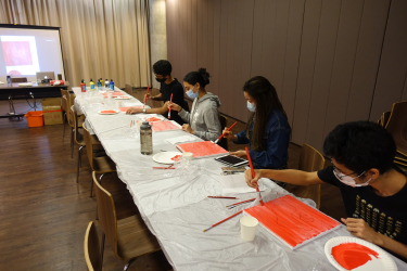 Students Painting