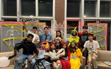 Students Celebrate on Halloween, at the Cultural Fair, and at Music Night