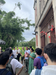 Students in Zili Village UNESCO World Heritage Site