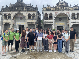 Group photo at Candong Village