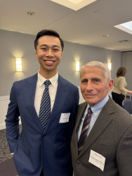 A true honor to meet Dr. Anthony Fauci after he spoke at a panel discussion at the College of the Holy Cross. His insights on public health were unforgettable.