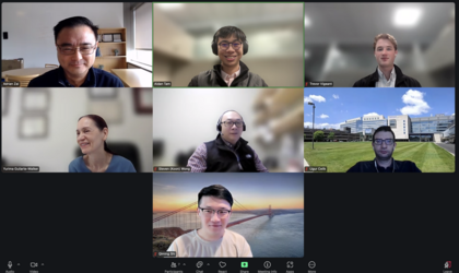 A snapshot of a Zoom meeting with the Research Informatics team from the Massachusetts AI Assurance for Healthcare Lab.