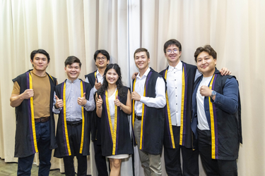 Morningside students at the Formal Hall Dinner