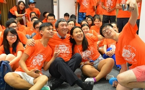 Vice Chancellor, Joseph J. Y. Sung, visits Morningside's O-Camp