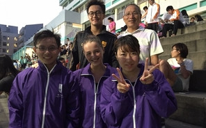 Morningsiders at the Intercollegiate Aquatic Meet