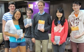 Author Rob Lilwall Speaks to Students About Adventures and Writing