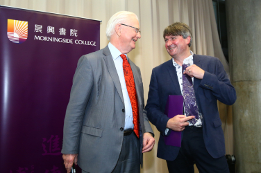 Simon Armitage and Sir James Mirrlees 