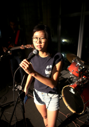 A Student Performing