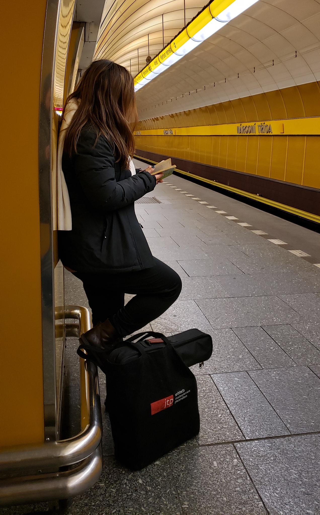 Waiting for the subway in Prague, and on my way to catch my flight to Amsterdam, still blissfully unaware of what lay ahead for the rest of 2020.